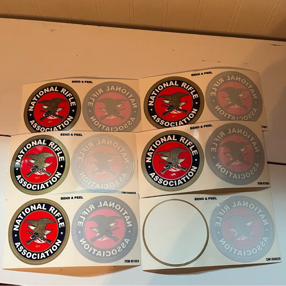 National Rifle Association Logo Stickers
